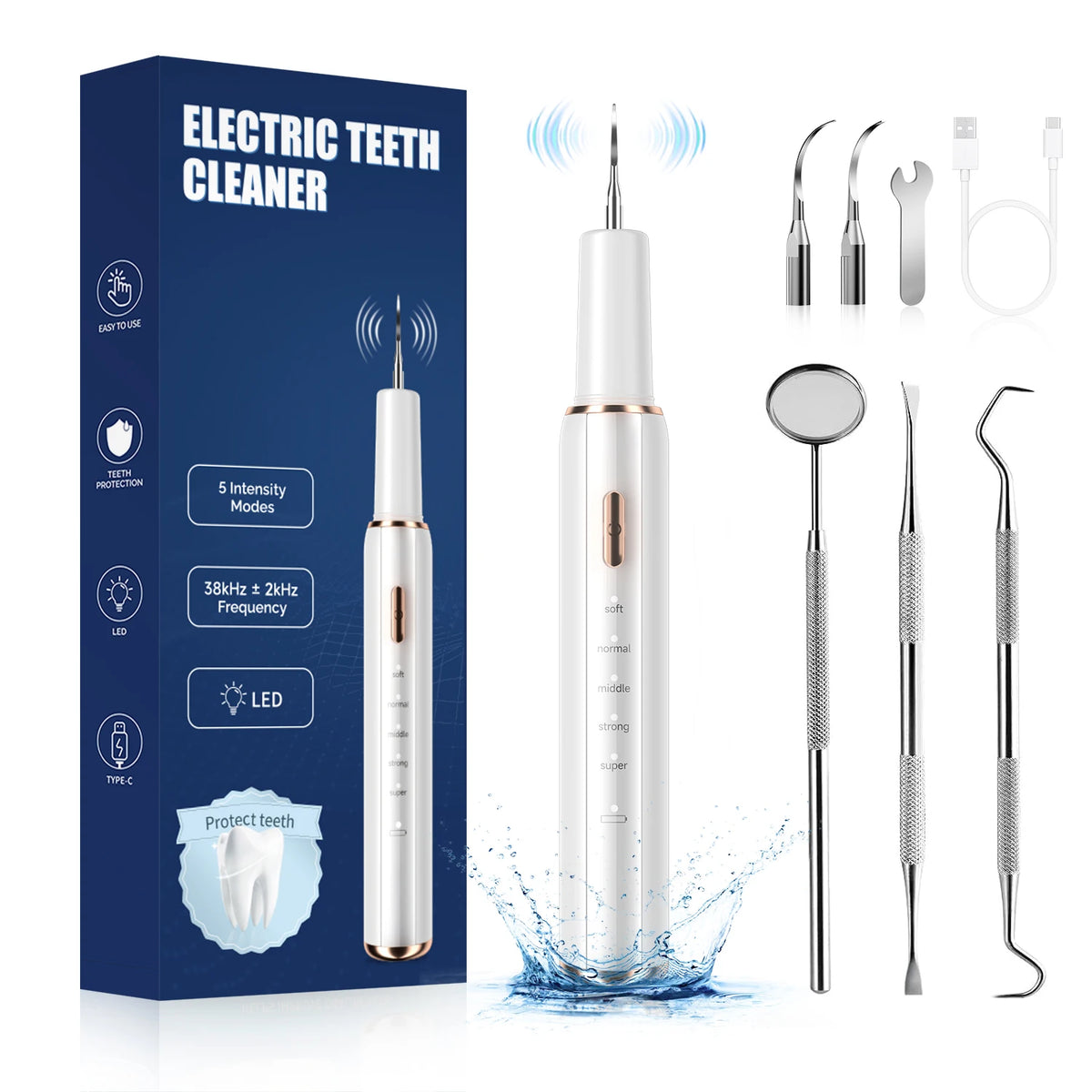 FLÖSEN™ Ultrasonic Electric Teeth Cleaner